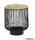 LUXERA 2720279 RINARA kisasztal Ø41cm ↕46cm fekete-arany