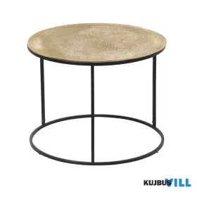 LUXERA 2730179 PADMA kisasztal Ø60cm ↕46cm fekete-arany