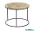 LUXERA 2730179 PADMA kisasztal Ø60cm ↕46cm fekete-arany