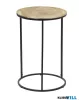LUXERA 2730279 PADMA kisasztal Ø41cm ↕61cm fekete-arany
