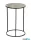 LUXERA 2730289 PADMA kisasztal Ø41cm ↕61cm fekete-ezüst
