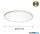 LUXERA 27304 CORDIA LED I. mennyezet lámpa CCT 12W/1500lm Ø22,5cm IP54 fehér