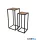 LUXERA 2850198  VALERY kisasztal 2db/szett  ↔30cm ↕70cm ↗30cm;  ↔25cm ↕60cm ↗25cm fekete