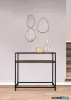 LUXERA 2920598 FINA konzolasztal ↔80cm ↕80cm ↗27cm fekete
