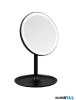 LUXERA 2940102 LIARA LED asztali tükör 0,2W/37lm 6500K IP20 Ø18cm ↕28,5cm fekete