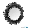 LUXERA 2950102 DILARA fali tükör Ø50cm fekete
