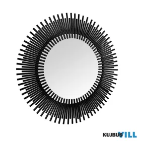 LUXERA 2950102 DILARA fali tükör Ø50cm fekete