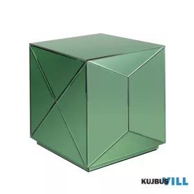   LUXERA 2980115 LENA kisasztal ↔40cm ↕40cm ↗40cm tükör/zöld