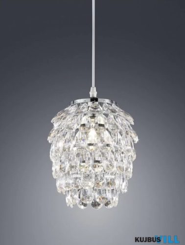 TR R30451006 PETTY függeszték excl.1xE14 ↕150cm Ø20cm króm