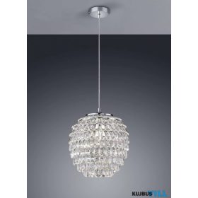   TRIO R30451906 PETTY függeszték excl.1xE27 ↕160cm Ø35cm króm