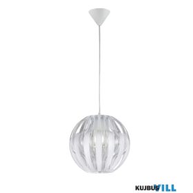   TRIO R30473001 PUMPKIN függeszték excl.1xE27 ↕150cm Ø30cm fehér