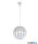 TR R30473001 PUMPKIN függeszték excl.1xE27 ↕150cm Ø30cm fehér