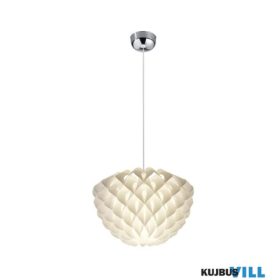   TRIO R30540101 TILIA függeszték excl.1xE27 ↕150cm Ø40cm fehér