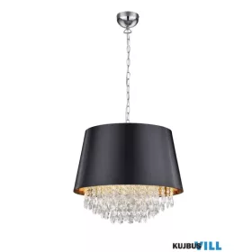   TRIO 309300302 LORELEY függeszték excl.3xE14 ↕150cm Ø50cm fekete