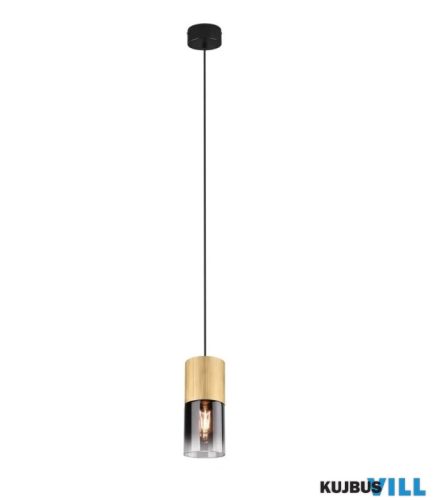 TR 310600154 ROBIN függeszték excl.1xE27 ↕150cm Ø10cm füst színű