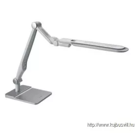   LUXERA 31208 MENTOR LED íróasztali lámpa 10W/470lm 6300K ezüst/fehér