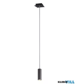   TRIO 312400132 MARLEY függeszték excl.1xGU10 ↕150cm ↔12cm ↗ 12cm matt fekete