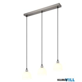   TRIO R31863007 MOLLY függeszték 3xE14 ↕150cm ↔60cm ↗12cm matt nikkel