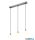 TR R31863007 MOLLY függeszték 3xE14 ↕150cm ↔60cm ↗12cm matt nikkel
