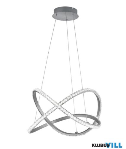 TR R32021105 RUBIN függeszték incl.1x26W LED/3000Lm/3000K ↕150cm Ø50cm csiszolt alumínium