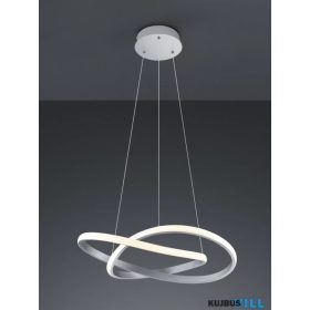   TRIO R32051107 COURSE függeszték incl.1x27,5W LED/3150Lm/3000K ↕150cm Ø60cm matt nikkel