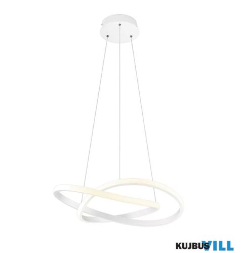 TR R32051131 COURSE függeszték incl.1x27W LED/2850Lm/4000K ↕150cm Ø60cm matt fehér