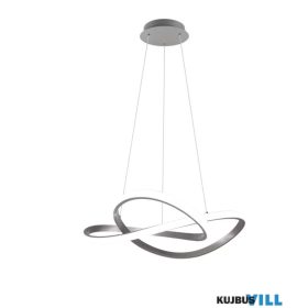   TRIO R32051407 COURSE függeszték incl.1x27,5W LED/3150Lm/4000K ↕150cm Ø60cm matt nikkel