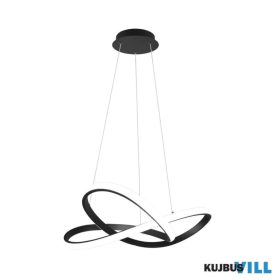   TRIO R32051432 COURSE függeszték incl.1x27,5W LED/3150Lm/4000K ↕150cm Ø60cm matt fekete