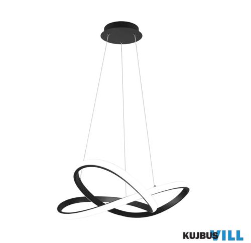 TR R32051432 COURSE függeszték incl.1x27,5W LED/3150Lm/4000K ↕150cm Ø60cm matt fekete