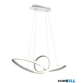   TRIO R32751131 SANSA függeszték incl.1x28W LED/3300Lm/4000K ↕150cm ↔80cm ↗ 26,5cm matt fehér