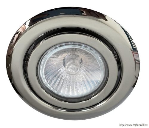 LUXERA 48617 DOWNLIGHT ELEGANT METAL MOVABLE 1xGU10/50W Ø9,7cm króm