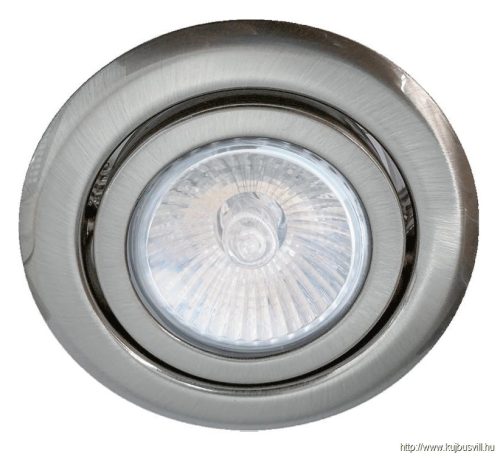 LUXERA 48618 DOWNLIGHT ELEGANT METAL MOVABLE 1xGU10/50W Ø9,7cm matt króm