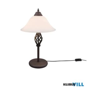   TRIO 501000224 RUSTICA asztali lámpa excl.2xE14 ↕50cm Ø31cm rozsdabarna