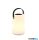 TR R54066101 GARCIA LED solar asztali lámpa 0,1W/15lm RGBW IP44 ↕20,5cm Ø12cm fehér
