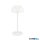 TR R54106131 RICARDO LED 1,7W/240lm, 3000K, akku+USB-C, step ↕30cm Ø13,5cm IP54 fehér