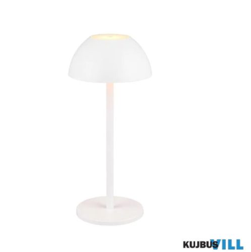 TR R54106131 RICARDO LED 1,7W/240lm, 3000K, akku+USB-C, step ↕30cm Ø13,5cm IP54 fehér