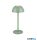 TR R54106149 RICARDO LED 1,7W/240lm, 3000K, akku+USB-C, step ↕30cm Ø13,5cm IP54 pisztácia zöld