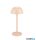 TR R54106166 RICARDO LED 1,7W/240lm, 3000K, akku+USB-C, step ↕30cm Ø13,5cm IP54 homokszín