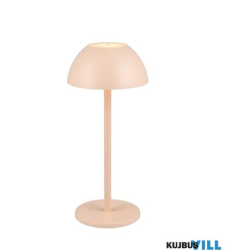 TR R54106166 RICARDO LED 1,7W/240lm, 3000K, akku+USB-C, step ↕30cm Ø13,5cm IP54 homokszín