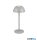 TR R54106177 RICARDO LED 1,7W/240lm, 3000K, akku+USB-C, step ↕30cm Ø13,5cm IP54 szürke
