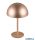 TR R54891165 MUNOZ LED asztali lámpa 1,3W/120lm 3000K ↕21cm Ø13cm kávébarna