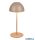 TR R55601165 ORTIZ LED asztali lámpa 2W/150lm 3000K ↕20cm Ø9cm IP44 kávébarna