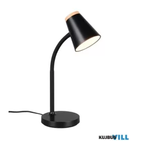   TRIO R55831102 PONGO asztali lámpa 4,5W LED/500lm/3000K ↕36cm ↔23cm Ø9,5cm fekete