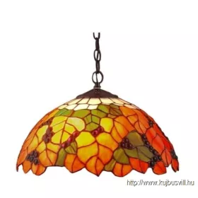 LUXERA 59 TIFFANY függeszték 2xE27/60W Ø41,5cm