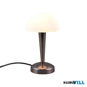   TRIO R59561120 CANARIA asztali lámpa 1x E14, incl. 5W-LED , 3000K, 470Lm ↕ 26,5cm∅ 15cm fekete-króm