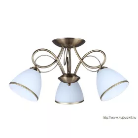 LUXERA 61450 ASTER mennyezet lámpa/3 E27/60W Ø59cm |28cm