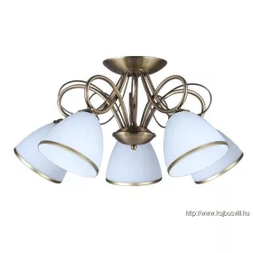LUXERA 61451 ASTER mennyezet lámpa/5 E27/60W Ø59cm |28cm