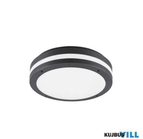 TR R62151142 KENDAL kültéri mennyezet lámpa incl.1x11W LED/1180Lm/3000K ↕9cm Ø30cm antracit