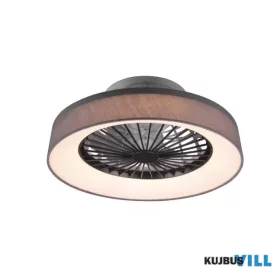   TRIO R62662111 FARSUND ventilátor incl.1x26,8W LED/2600Lm/3000 - 6500K ↕20cm Ø47cm szürke