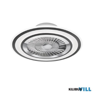 TR R67393132 SORTLAND ventilátor incl.1x30W LED/3500lm CCT ↕14cm Ø50cm matt fekete